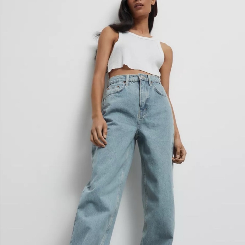 BDG high-waisted straight-leg blue Jeans 👖